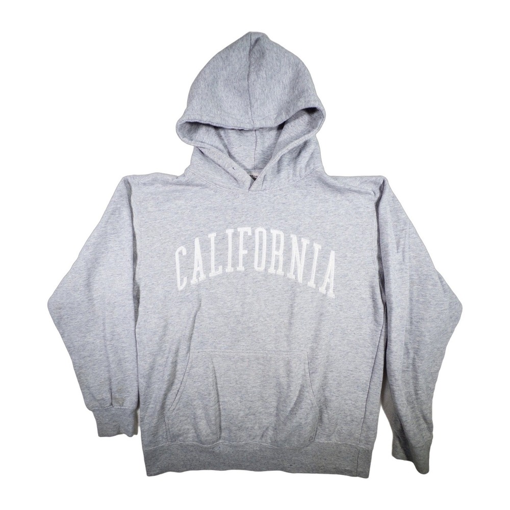 Reflex California Gray Hoodie Pullover Sweatshirt Size M Mens